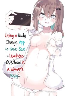 [Tetoga] Irekae Appli de Nottori Sex! ~Onna no Karada de Sukebe Shimakuri~ | Using a Body Change App to Have Sex! ~Lewdness Overload in a Woman’s Body~ [Blavatsky Project]