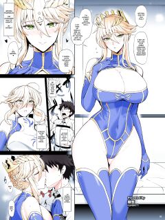 [Kumakiti] Lancer Artoria (FGO Icha Love Ero Goudou ~Junai Tokuiten Lovedea~) (Fate/Grand Order) {The People With No Name} [Colorized] {Satansoft}