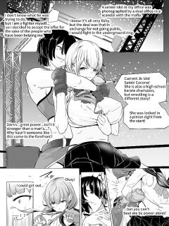 [Mokuseirokku] Karate Zenkoku Yuushou JK Idol ga, Jimusho o Mamoru tame ni Chika Ring ni Agaru