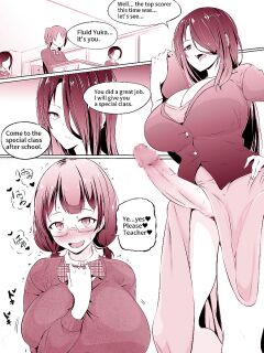 [Mokuseirokku] Futanari Onna Kyoushi no Tokutai Jugyou