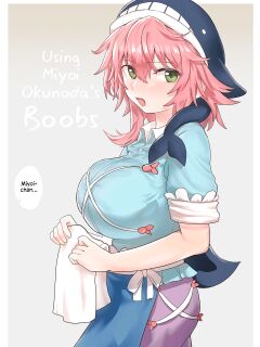 [Hakonnbu] Mune O Tsukawareru Okunoda Miyoi | Using Miyoi Okunoda's Boobs (Touhou Project) [Solas]