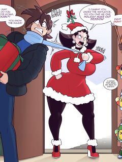 [Cobatsart] Tron x Megaman Happy Holiday