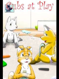 [Kitsune Youkai] Cubs at Play Preview