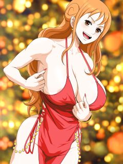 Nami Chirstmas Scene Sets 1 and 2 (One Piece)