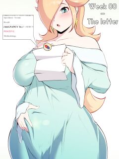 Rosalina's Galactic Pregnancy (Super Mario Galaxy)