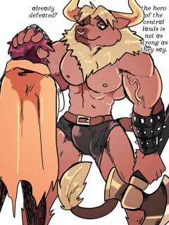 [Wolfrad Senpai] Minotaur comic