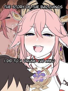 [Dokuneko Noil] The Story of the Bad Things I Did To A Drunk Yae Miko [Genshin Impact]