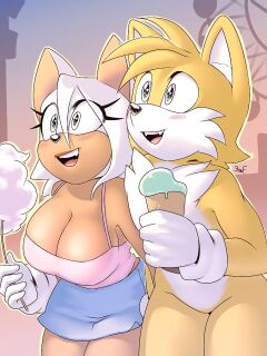 [KrazyELF] The stars show up before nightfall: TailsRouge comic