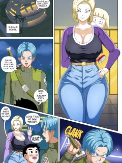 Android 18 and Trunks (Dragon Ball super)