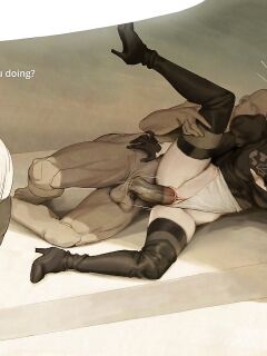 [wjs07] 2B has an oil leak (NieR:Automata)