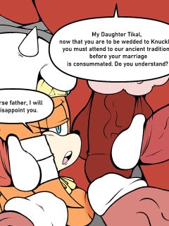 [YungCreate] Tikal's wedding preparations (Sonic the Hedgehog)