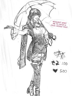 [Calamari Cakes] Kafka in the Rain (Honkai: Star Rail)