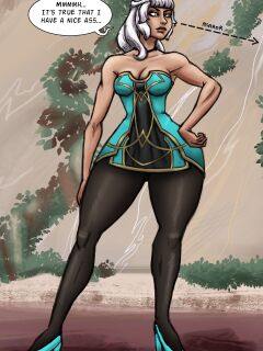 [Apoduomai] Qiyana, Inessa & Izela: Know your plase, sister (League of Legends) (short comic)