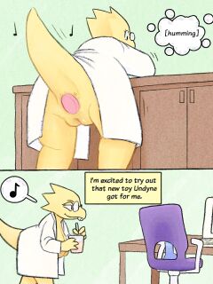 [Perpleon] Alphys Lounging Around + Extra Preview