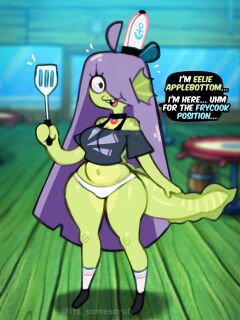 [SomeScrub] Eelie Applebottom at the Krusty Krab 2