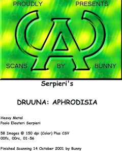 Serpieri, Paolo Eleuteri - Druuna 6 - Aphrodisia (1997) Preview