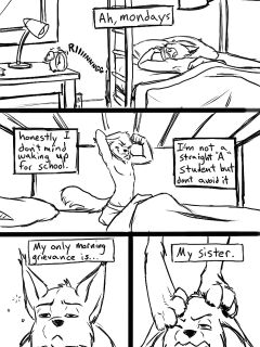 (BlackKitten) Monday Mornings